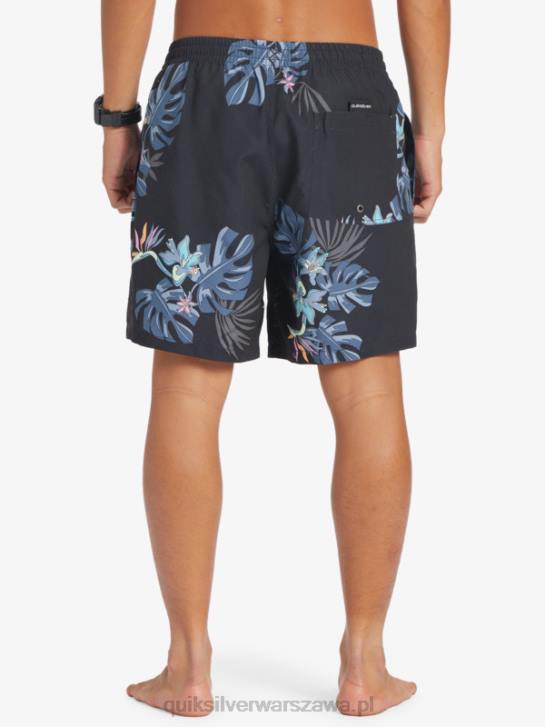 mężczyźni Quiksilver codziennie miksuj 17 wolejów 4DBV681 czarny