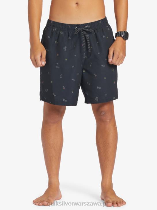 mężczyźni Quiksilver codziennie miksuj 17 wolejów 4DBV682 asfalt