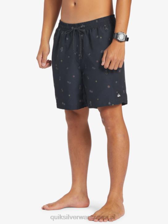 mężczyźni Quiksilver codziennie miksuj 17 wolejów 4DBV682 asfalt