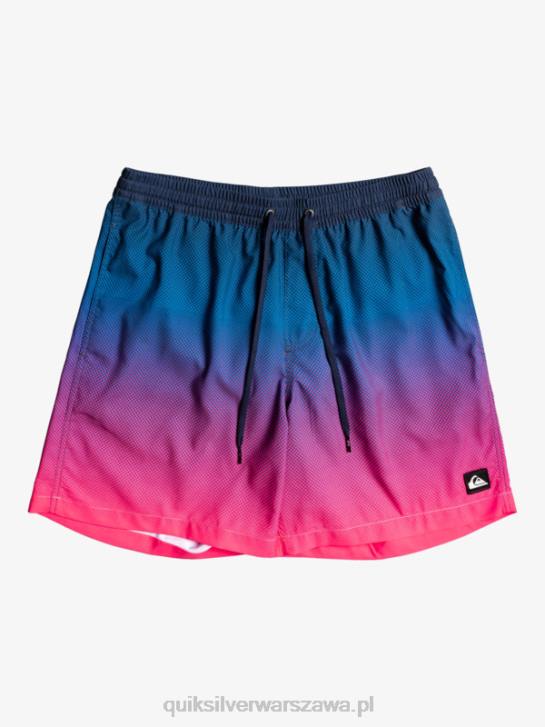 mężczyźni Quiksilver codzienny pop zanika 14 wolejów 4DBV1243 pop fade - granatowa marynarka