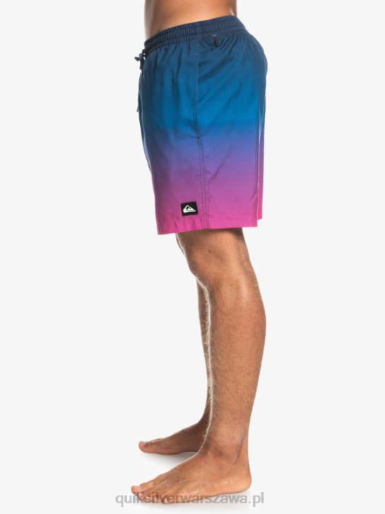 mężczyźni Quiksilver codzienny pop zanika 14 wolejów 4DBV1243 pop fade - granatowa marynarka