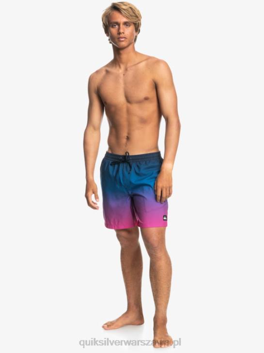 mężczyźni Quiksilver codzienny pop zanika 14 wolejów 4DBV1243 pop fade - granatowa marynarka