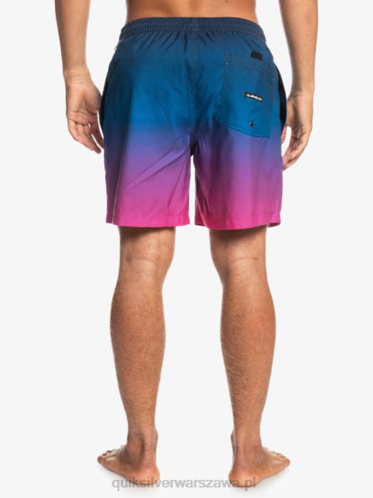 mężczyźni Quiksilver codzienny pop zanika 14 wolejów 4DBV1243 pop fade - granatowa marynarka