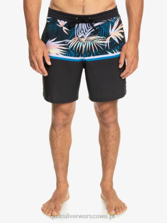 mężczyźni Quiksilver dywizja surfsilk 17 salw 4DBV1637 czarny