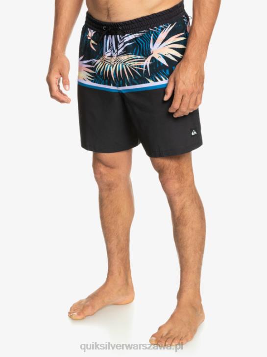 mężczyźni Quiksilver dywizja surfsilk 17 salw 4DBV1637 czarny