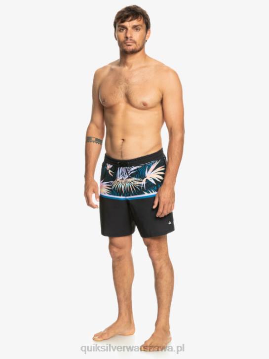 mężczyźni Quiksilver dywizja surfsilk 17 salw 4DBV1637 czarny