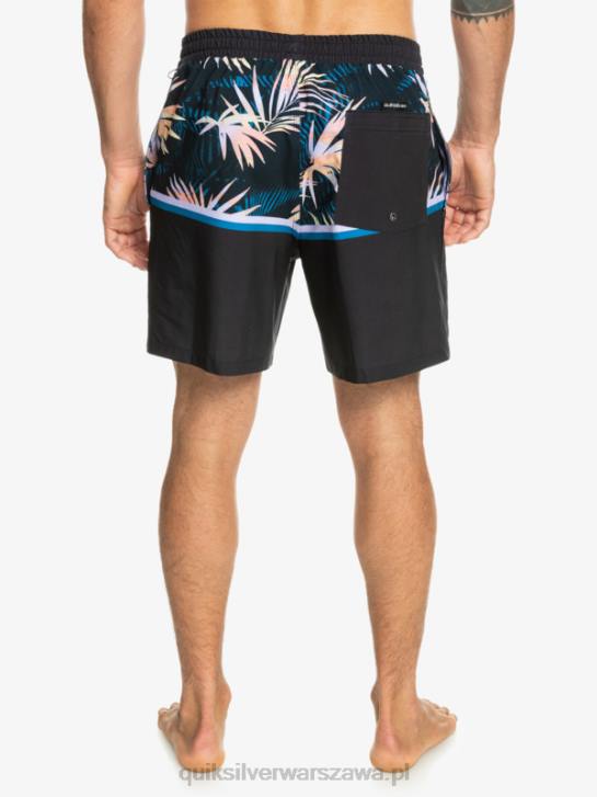 mężczyźni Quiksilver dywizja surfsilk 17 salw 4DBV1637 czarny