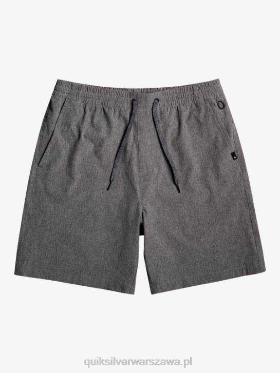 mężczyźni Quiksilver elastyczne szorty hybrydowe wrzos amfibia 18 4DBV1664 czarny