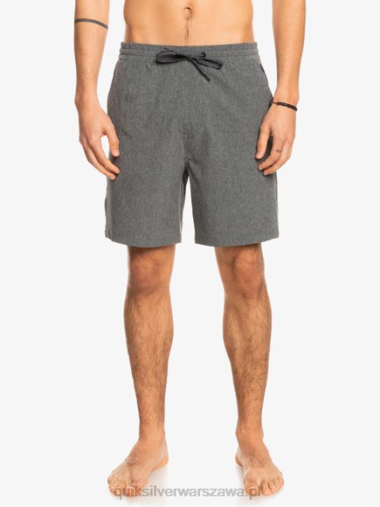 mężczyźni Quiksilver elastyczne szorty hybrydowe wrzos amfibia 18 4DBV1664 czarny