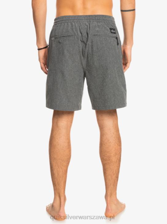 mężczyźni Quiksilver elastyczne szorty hybrydowe wrzos amfibia 18 4DBV1664 czarny