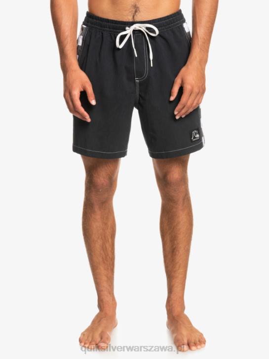 mężczyźni Quiksilver hempstretch oryginalny łuk 17 salw 4DBV1674 czarny