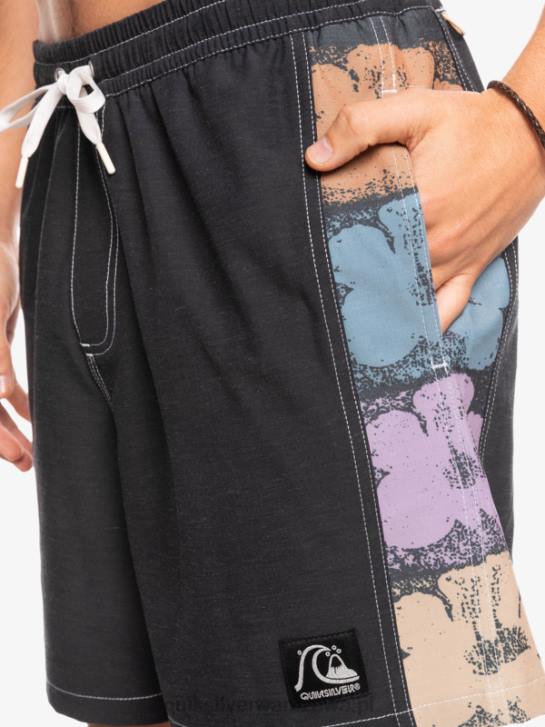 mężczyźni Quiksilver hempstretch oryginalny łuk 17 salw 4DBV1677 czarny
