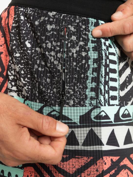 mężczyźni Quiksilver highlite omni krótkie 17 wolejów 4DBV808 szary fiolet