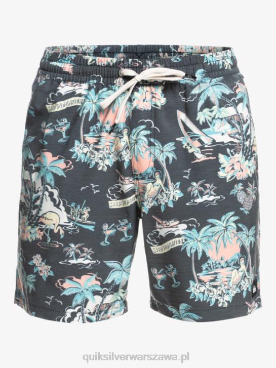 mężczyźni Quiksilver hotel paradiso 17 salw 4DBV1765 hotelowy raj - czarny