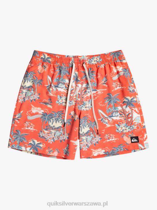 mężczyźni Quiksilver hotel paradiso 17 salw 4DBV1766 hotel paradiso - czerwień aurora