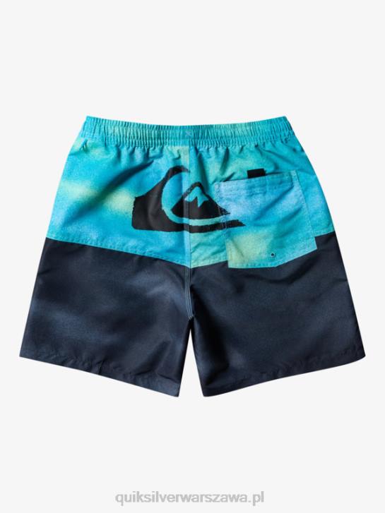 mężczyźni Quiksilver logo na tyłku 17 wolejów 4DBV482 rzeczny błękit