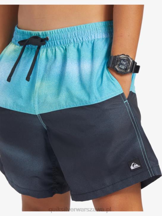 mężczyźni Quiksilver logo na tyłku 17 wolejów 4DBV482 rzeczny błękit