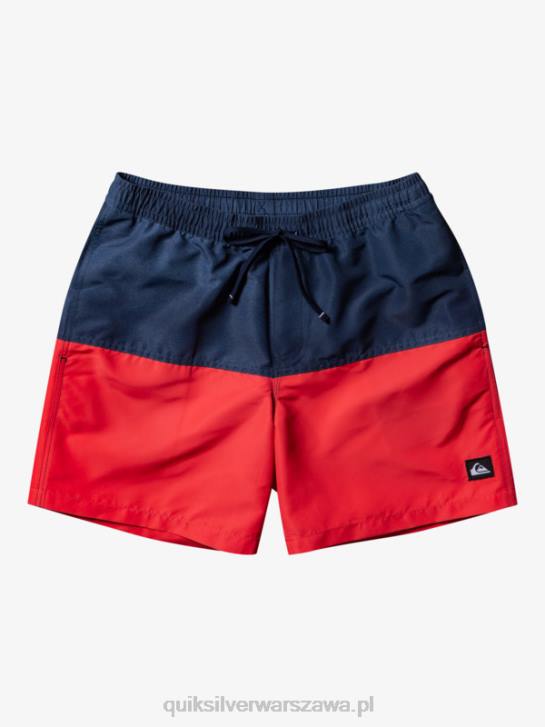 mężczyźni Quiksilver logo na tyłku 17 wolejów 4DBV483 granatowa marynarka