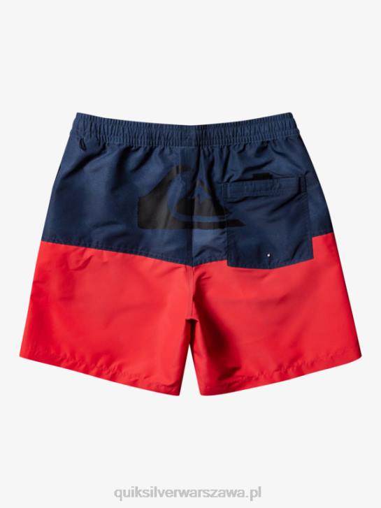mężczyźni Quiksilver logo na tyłku 17 wolejów 4DBV483 granatowa marynarka