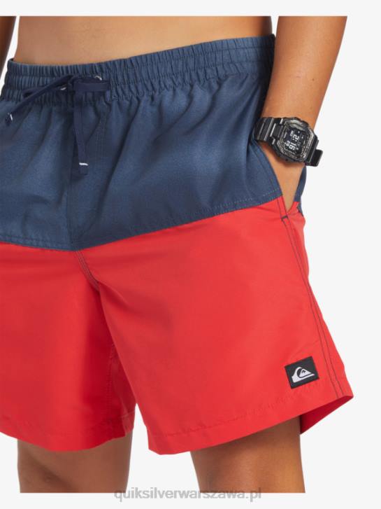 mężczyźni Quiksilver logo na tyłku 17 wolejów 4DBV483 granatowa marynarka