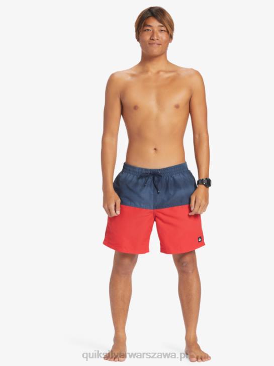 mężczyźni Quiksilver logo na tyłku 17 wolejów 4DBV483 granatowa marynarka