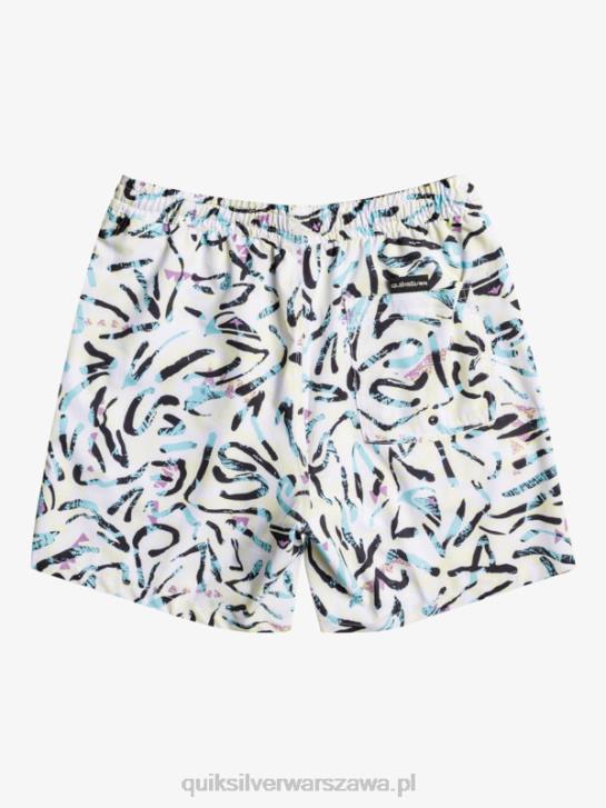 mężczyźni Quiksilver ocean mix 17 wolejów 4DBV1708 biały