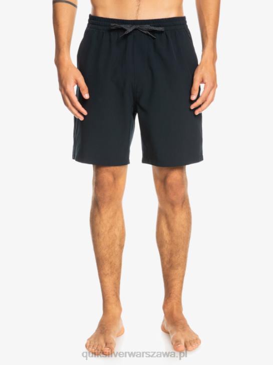 mężczyźni Quiksilver oceaniczne elastyczne 18 szortów amfibii 4DBV342 czarny
