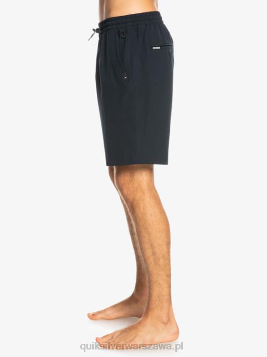 mężczyźni Quiksilver oceaniczne elastyczne 18 szortów amfibii 4DBV342 czarny