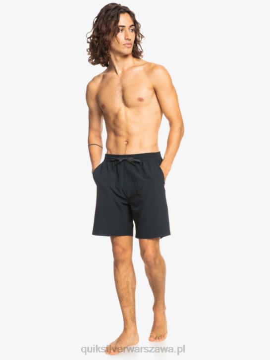 mężczyźni Quiksilver oceaniczne elastyczne 18 szortów amfibii 4DBV342 czarny