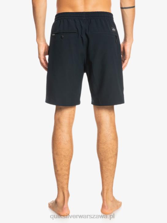 mężczyźni Quiksilver oceaniczne elastyczne 18 szortów amfibii 4DBV342 czarny