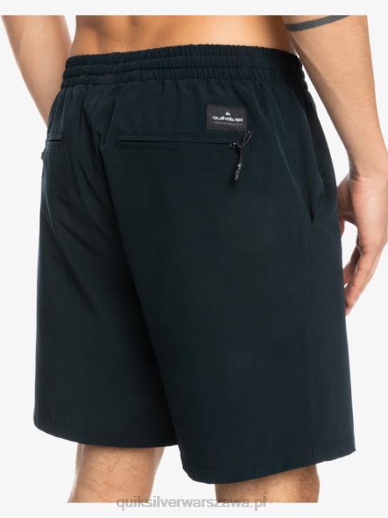 mężczyźni Quiksilver oceaniczne elastyczne 18 szortów amfibii 4DBV342 czarny