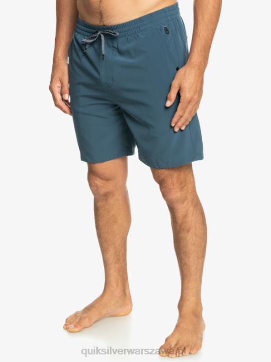 mężczyźni Quiksilver oceaniczne elastyczne 18 szortów amfibii 4DBV345 marynarka o północy