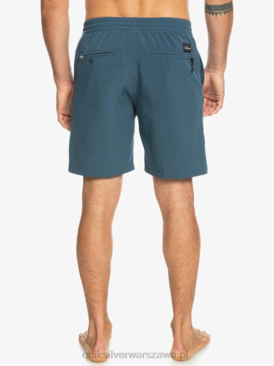 mężczyźni Quiksilver oceaniczne elastyczne 18 szortów amfibii 4DBV345 marynarka o północy