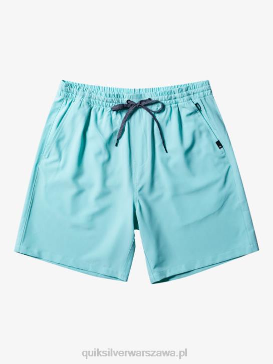 mężczyźni Quiksilver oceaniczne elastyczne 18 szortów amfibii 4DBV346 anioł niebieski