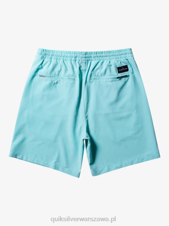 mężczyźni Quiksilver oceaniczne elastyczne 18 szortów amfibii 4DBV346 anioł niebieski