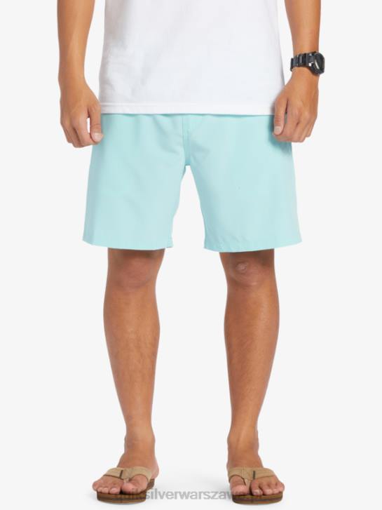mężczyźni Quiksilver oceaniczne elastyczne 18 szortów amfibii 4DBV346 anioł niebieski