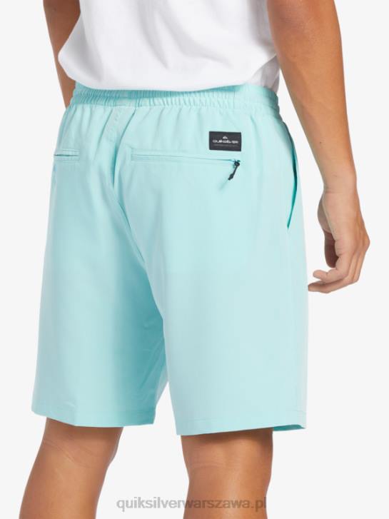 mężczyźni Quiksilver oceaniczne elastyczne 18 szortów amfibii 4DBV346 anioł niebieski