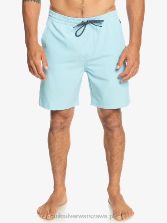 mężczyźni Quiksilver oceaniczne elastyczne 18 szortów amfibii 4DBV347 niebieskie niebo