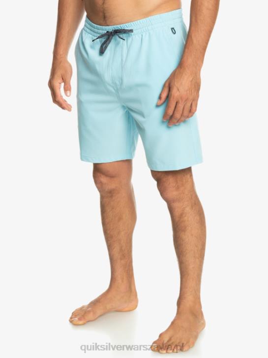 mężczyźni Quiksilver oceaniczne elastyczne 18 szortów amfibii 4DBV347 niebieskie niebo