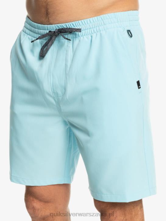 mężczyźni Quiksilver oceaniczne elastyczne 18 szortów amfibii 4DBV347 niebieskie niebo