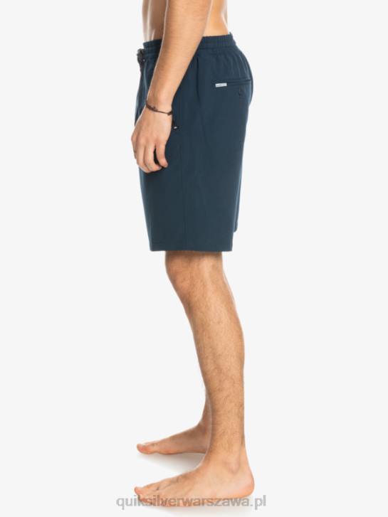mężczyźni Quiksilver oceaniczne elastyczne 18 szortów amfibii 4DBV349 granatowa marynarka