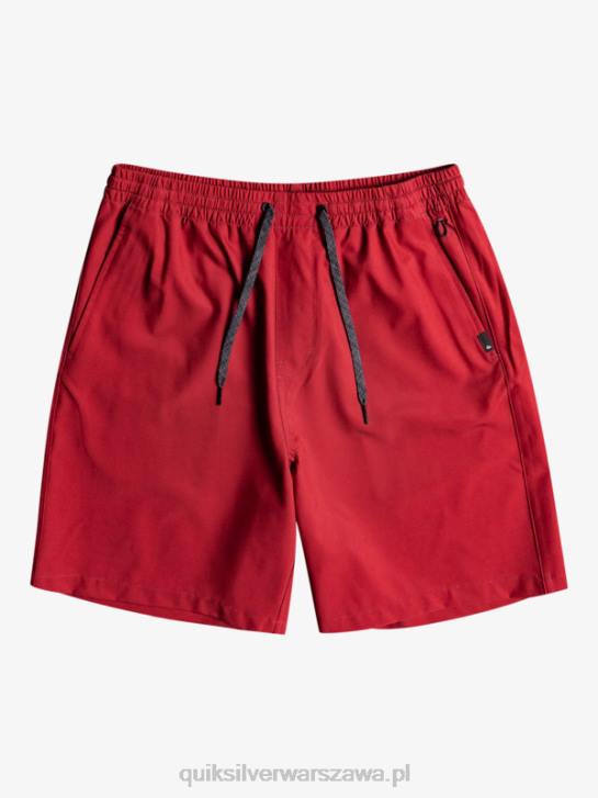 mężczyźni Quiksilver oceaniczne elastyczne 18 szortów amfibii 4DBV350 wino rubinowe