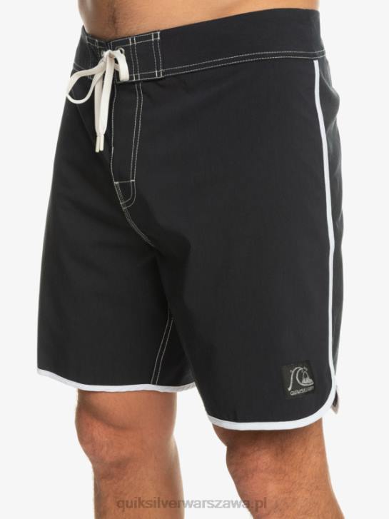 mężczyźni Quiksilver oryginalne szorty Scallop 18 4DBV86 czarny