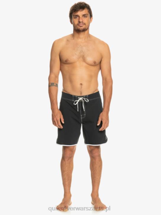 mężczyźni Quiksilver oryginalne szorty Scallop 18 4DBV86 czarny