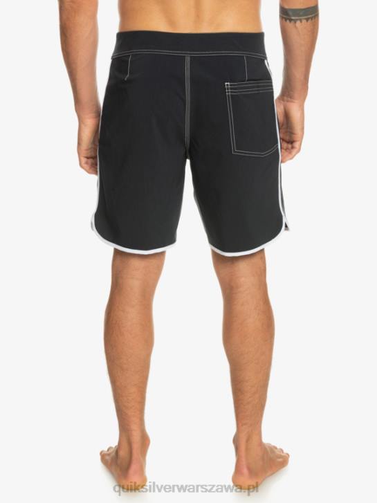 mężczyźni Quiksilver oryginalne szorty Scallop 18 4DBV86 czarny