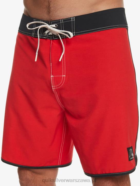 mężczyźni Quiksilver oryginalne szorty Scallop 18 4DBV87 czerwone ryzyko
