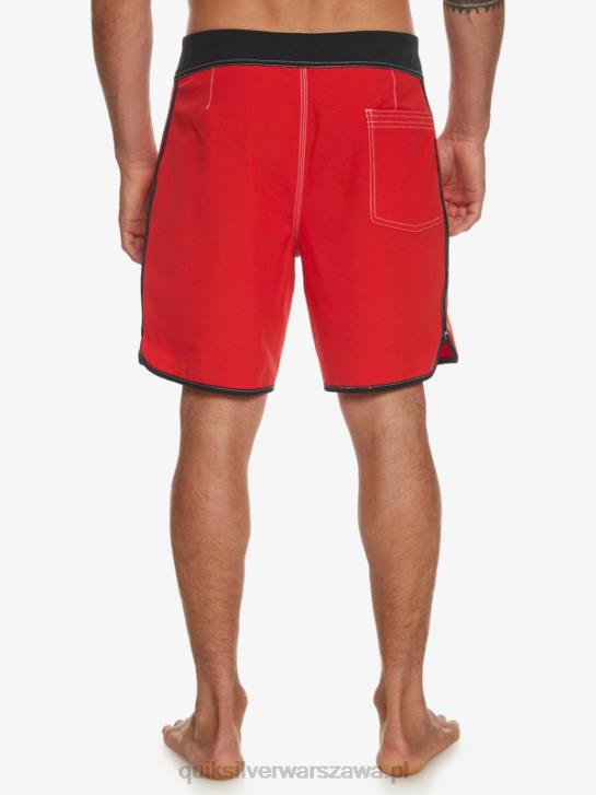 mężczyźni Quiksilver oryginalne szorty Scallop 18 4DBV87 czerwone ryzyko