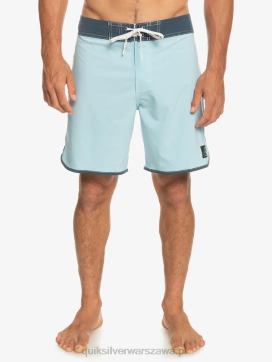 mężczyźni Quiksilver oryginalne szorty Scallop 18 4DBV88 niebieskie niebo