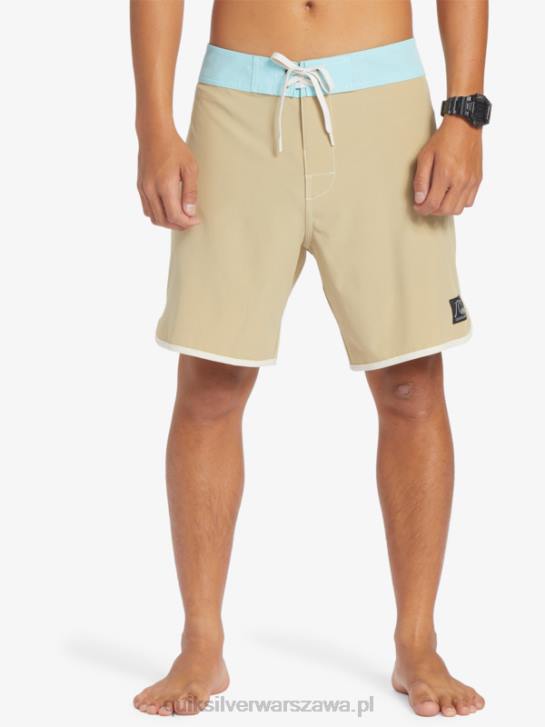 mężczyźni Quiksilver oryginalne szorty Scallop 18 4DBV91 oliwkowy szary
