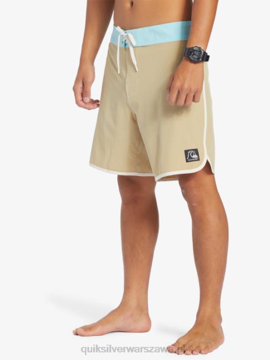 mężczyźni Quiksilver oryginalne szorty Scallop 18 4DBV91 oliwkowy szary
